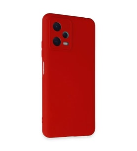 Xiaomi Redmi Note 12 5g Kılıf Nano İçi Kadife Silikon - Kırmızı