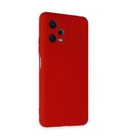 Xiaomi Redmi Note 12 5g Kılıf Nano İçi Kadife Silikon - Kırmızı