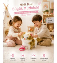 Sevimli Hareketli Sesli Kedi Köpek Oyuncak – Yürüyen, Müzikli, Ses Taklitli, Kuyruk Sallayan Peluş Oyuncak