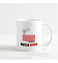 Müdür Yardımcısı Kupa Bardak (4. Tasarım) (Beyaz)