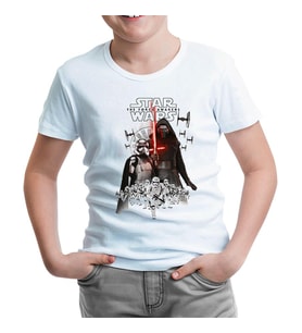 Star Wars - The Force Awakens 11 Beyaz Çocuk Tshirt