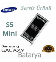 Samsung Galaxy S5 Mini Batarya BG800BBECWW Galaxy Pil Servis ürünü Kapasite : 2100 mAh