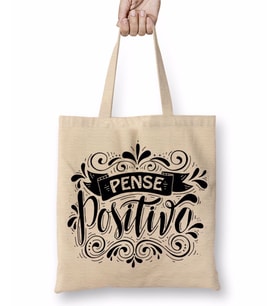 Pense Positivo Bez Çanta Uzun Saplı