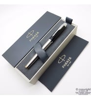 Parker IM Lake Siyah Brushed Roller Kalem  İsme Özel Kalem