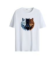 Türkçülük Görselli  Unisex (Tshirt) Tişört (Beyaz)