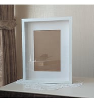 30x40 cm Verda Anı Çerçevesi-Derin Anı Çerçevesi 4,5 cm derin Ahşap Özel Kaplama Çerçeve
