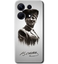 İnfinix Note 30 Pro Kılıf HD Desen Baskılı Kılıf - Mustafa Kemal Atatürk