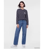 LCW Modest İndigo Balloon Fit Kadın Jean Pantolon