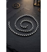 Paslanmaz Çelik Gemici Model Erkek Kolye Zincir 8Mm 902937