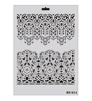 Rich Dantel Seri DN-914 Stencil 35x25 cm