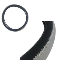 Space Direksiyon Kılıfı 38 cm Siyah/Gri / DIKI342-SG