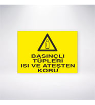 Basınçları Tüplerı Isı ve Ateşten Koru