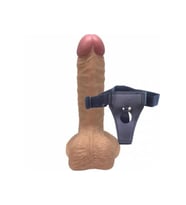 Belden Bağlamalı 22 Cm Gerçekçi Vantuzlu Realistik  Vajinal Dildo Penis