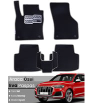 AUDİ Q7 (2005-2015) Uyumlu EVA Paspas Tam Set–Araca Özel,Su Geçirmez,Hızlı ve Kolay Montaj