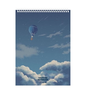 Morning Glory 3000 Cloud Bloknot Defteri 25,4x18,4 cm Balon 14001-87213