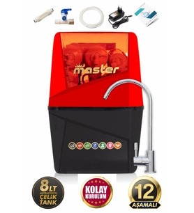 Master 12 Aşamalı Pompalı EVA Membranlı Alkali Su Arıtma Cihazı
