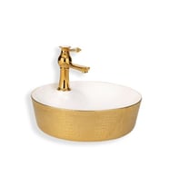 LENA TEZGAHÜSTÜ LAVABO E-5001A (Beyaz)