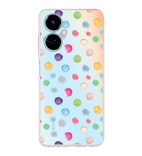PrintiFy Tecno Camon 19 ile Uyumlu Water Color 6  Kamera Korumalı Şeffaf  Kılıf