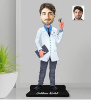 Kişiye Özel Doktor Erkek Ahşap Biblo-1
