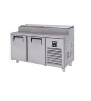 Iceinox Make Up Buzdolabı 330 Lt 2 Kapılı Kısa (Gri)