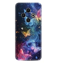 Spark 30C Kılıf Boutique Baskılı Resimli Neon Kelebekler Pcode -092
