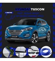 Hyundai Tuscon Oto Araç Kapı Koruma Fitili 5metre Parlak Mavi Renk