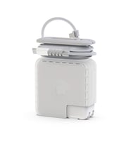 MagSafe 1-2 Type-C 60W 61W MacBook Pro Şarj Aleti Koruyucu Kılıf 13inc A2338 (Renksiz)