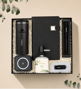 Kişiye Özel Stanley Defter Kalem Şarj Standı Usb Bellek Kolonya Hediye Seti
