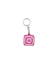 NFC Anahtarlık - İnstagram Anahtarlık Pembe (Küçük Boy 3 cm)