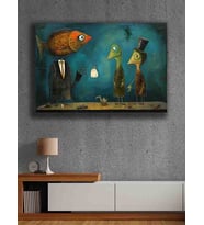 Koç stüdyo Modern tasarım kanvas tablo 50x70 (Çok Renkli)