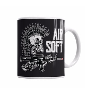 Punk Skull Kupa Bardak Porselen