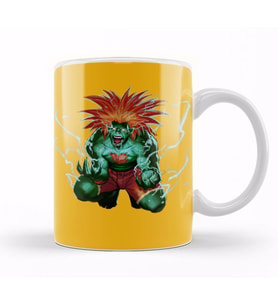 Street  Fighter Blanka Kupa Bardak Porselen