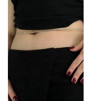 İki Zincirli Bel Takısı 80cm-Sevgili Takı Koleksiyonu (Altın-Gümüş)