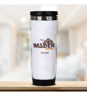 Maden Mühendisine Hediye Kişiye Özel Termos Bardak