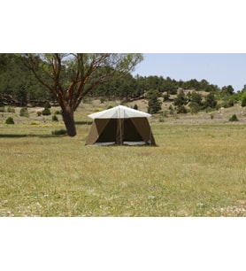 İki Oda Impertex Kamp Çadırı - Haki
