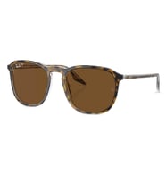 Ray-Ban RB2203 139357 55 Polarize Unisex Güneş Gözlüğü (Kahverengi)