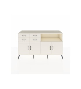 Kronos Konsol 4 Raflı 4 Çekmeceli 4 Kapaklı 176x59x99 Aytaşı-Aytaşı