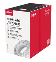 DAHUA 305metre CAT6 Utp 23AWG Beyaz Saf Bakır Kablo PFM920I-6UN-C