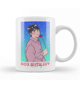 Boy With Luv Bts Kim Seokjin Kupa Bardak Porselen