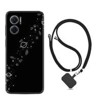 Xiaomi Redmi Note 11E Kılıf Silikon Boyun Askılı İpli Desenli Silikon Planet 1620