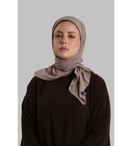 Pudra Düz Klasik Eşarp İtalyan Dikişli Relax Kumaş Sade 202209_06