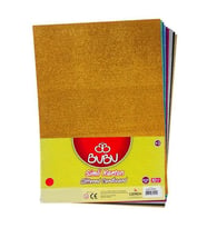 Bu-Bu Karton Simli 50x70 CM 10 Lu Karışık Renk Simli Karton