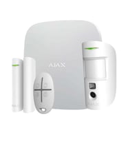 AJAX Starter Hub Kit Plus Kablosuz Alarm Seti Keypad Yok Beyaz