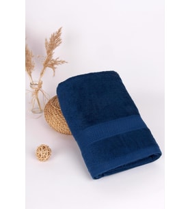 %100 Pamuk 90x140 Banyo Havlusu (Lacivert)