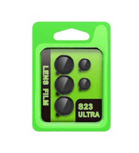 Samsung Galaxy S23 Ultra Raze Metal Kamera Lens - Siyah