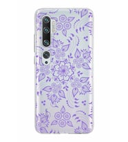 Xiaomi Mi Note 10 Uyumlu Kapak Nostalji Desen Tasarımlı Şeffaf Silikon Kılıf
