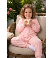 Mevsimlik Çocuk Uyku Tulumu 1.5 Tog 1-8 Yaş Unisex Uzun Kollu %100 Pamuk 2710