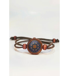 Mandala Ahşap Bileklik