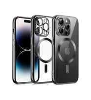 Pilelistore   iPhone 12 Pro Kılıf Kross Magneticsafe Kapak - Siyah