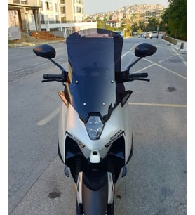 MOTOCAM Zontes RZ 250 S Ön Cam 2025-2026 Model 55cm Siyah Renkli 4mm